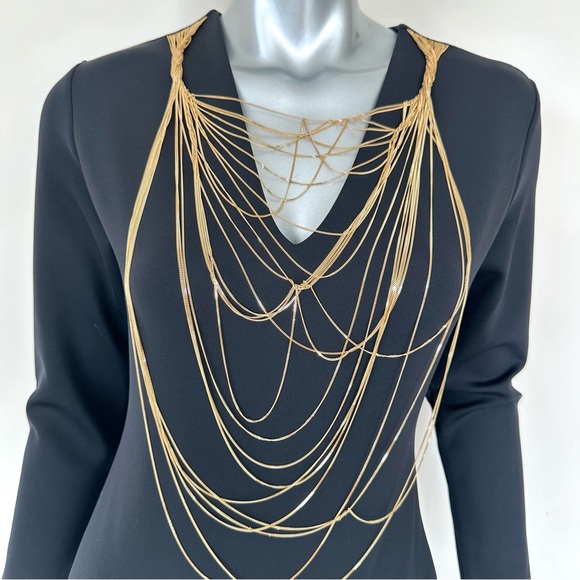 NWT!!! Burberry women bodysuit with chain size L - Picture 3 of 9